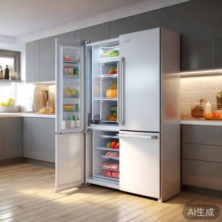 大容量智能冰箱，美的bcd23