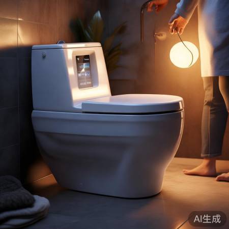 智能马桶调温度，暖意十足享舒适