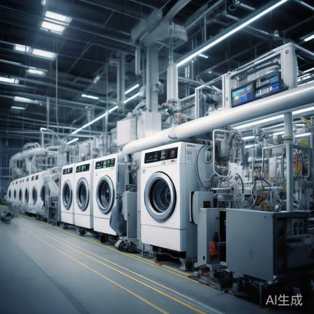 洗衣机线装工艺精，未来更智能便