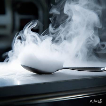 高温蒸汽消毒勺子中