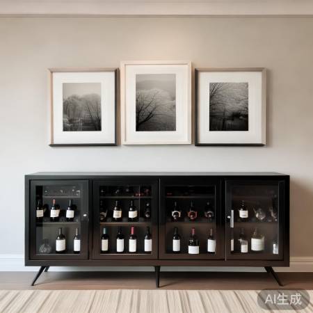 家居新风尚：红酒柜配烟画，品味