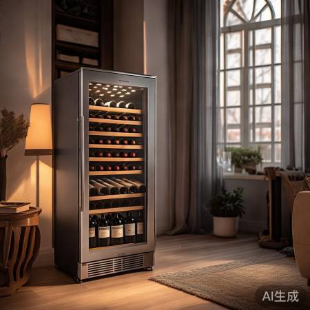 红酒柜放置灵活，客厅沙发旁或书