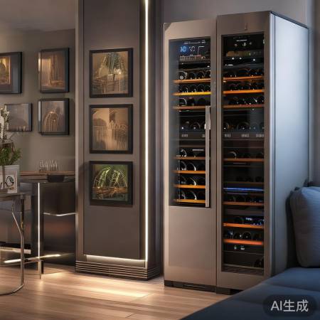 智能家居新搭配，红酒柜挂画智能