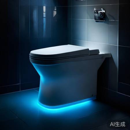 “自动夜灯，照亮马桶夜行”