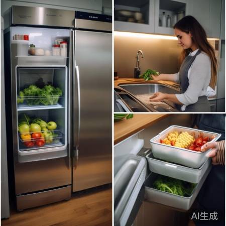 冰箱助食存，防污染，定期清理。