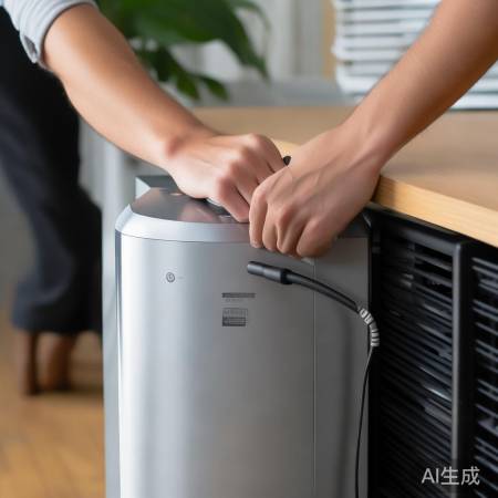 空调接线，注意安全，电源线勿拉