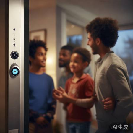 家居科技指纹锁，安全便捷新亮点