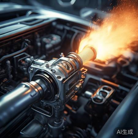 电子点火流程：按钮启动，高压火