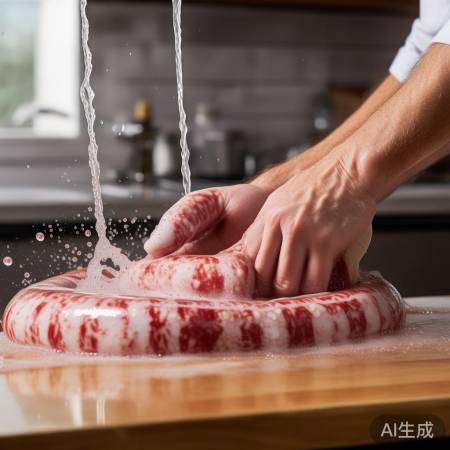 火腿肠清洗小技巧分享