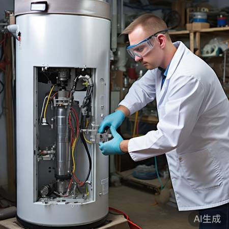 拆热水器，安装增压泵