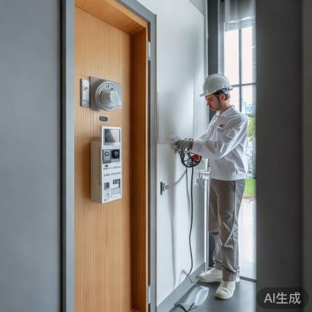 调试对讲系统，声音清晰，信号稳