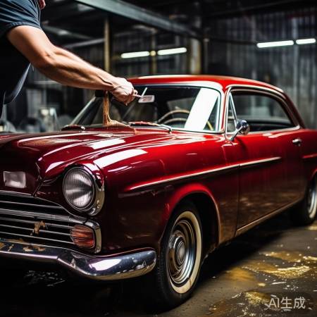 涂抹防锈油，保护金属光泽。