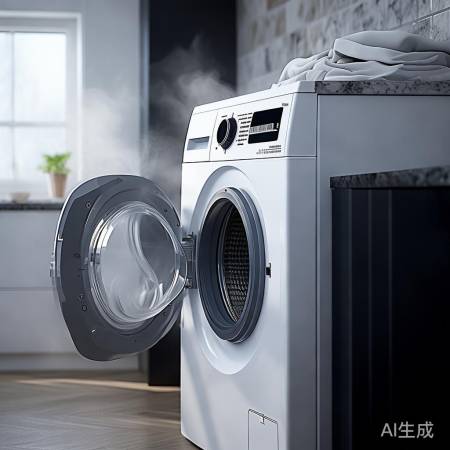 洗衣机清洗后，速排空防漏电。