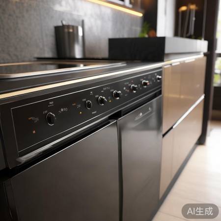 集成灶面板触控便捷，自清洁省心