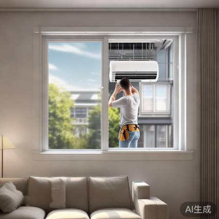 “空调安装易,制冷慢,噪音大,