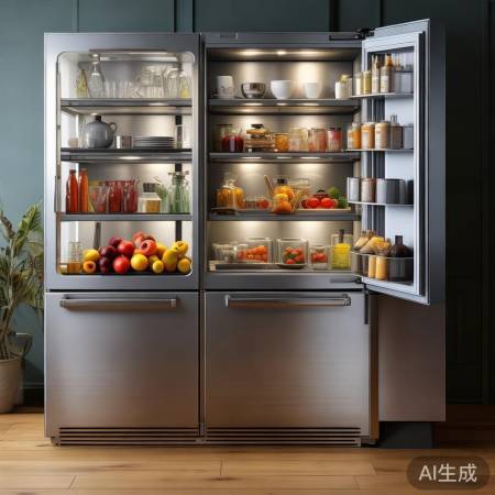 客厅冰箱柜，实用美观空间秘籍