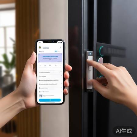 安装威恒APP，绑定指纹锁，轻