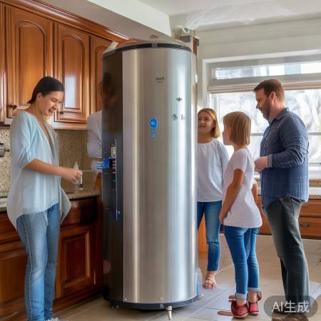 关注安全，选热水器防电墙等。