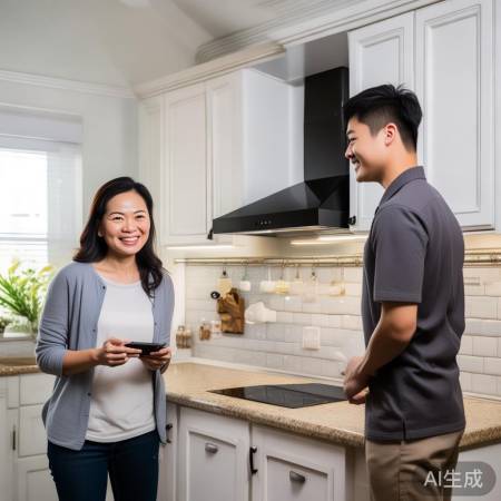 春兰客服指导，安装顺利，油烟机