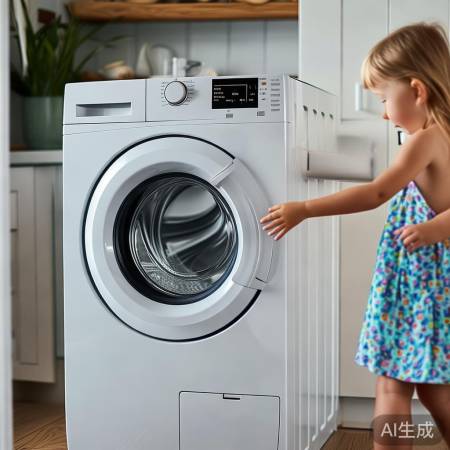 小天鹅洗衣机：安全童锁，防缠绕