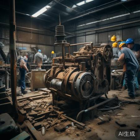 拆除意外：生锈螺丝、松动管道，