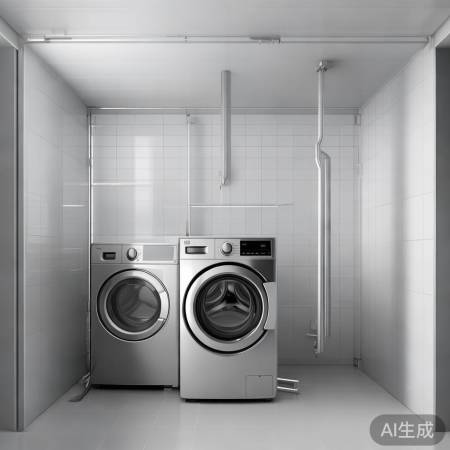 洗衣机上留12米，下留30厘米