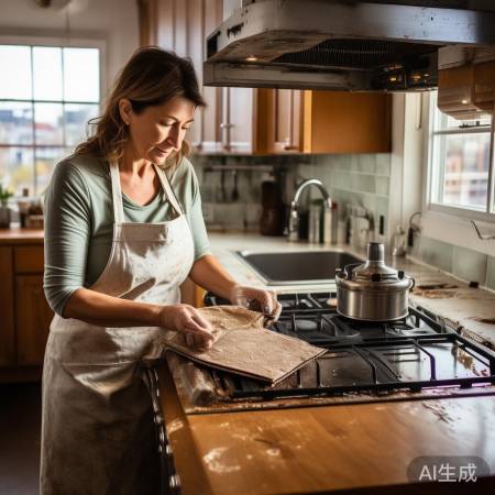 油烟机垫纸换，厨房清爽无忧