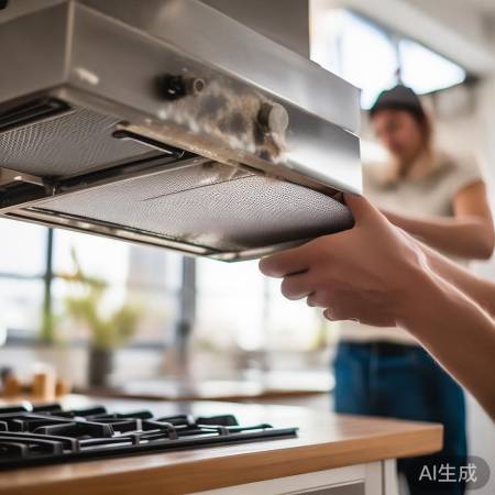 “换垫纸时，别忘了清洗油烟机过