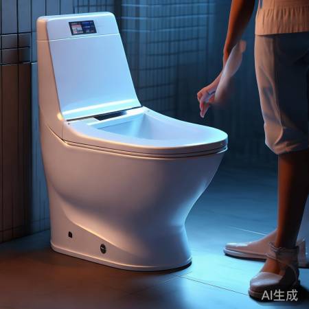智能方块马桶，如厕也能高科技。