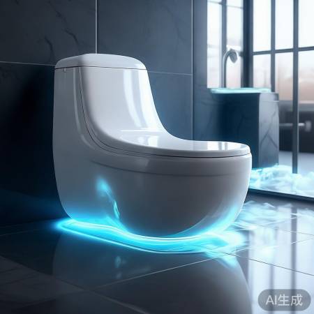 新型空气冲洗马桶，节水温和。