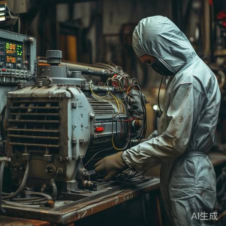 电机转速慢，电压不稳或线圈老化