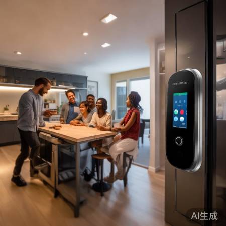 智能锁，安全便捷，轻松安装！