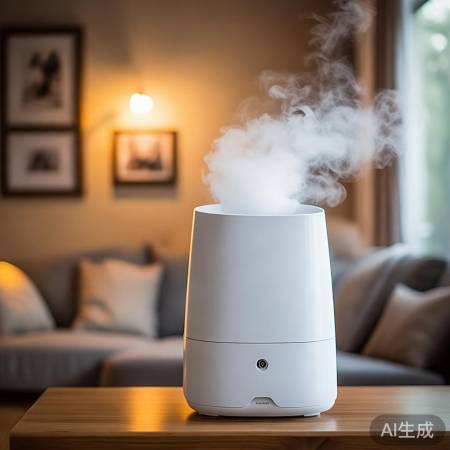 加湿器提升湿度，温暖舒适室内