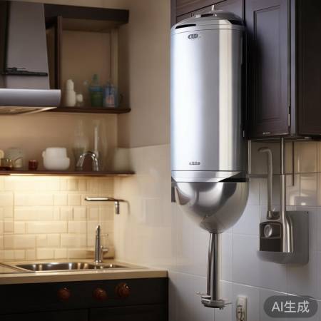水管上方装热水器，空间省、使用