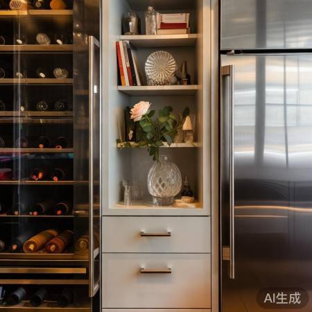 装饰品点缀，空间不拥挤。