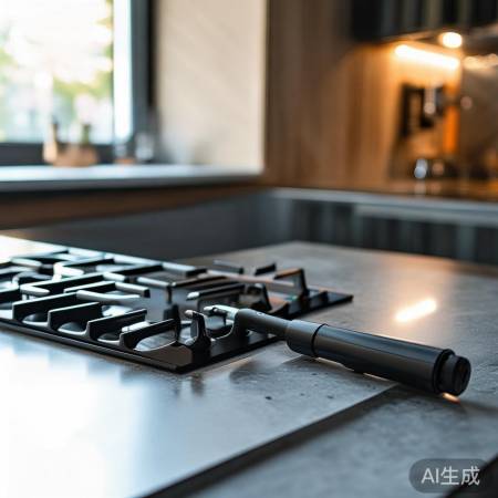 燃气灶可拆卸探头，清洁更便捷。