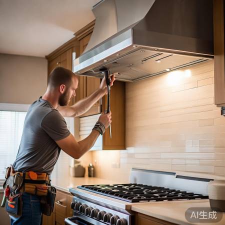 油烟机打孔，位置尺寸要讲究