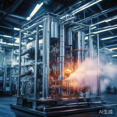 压缩机压缩制冷剂，释放热量。