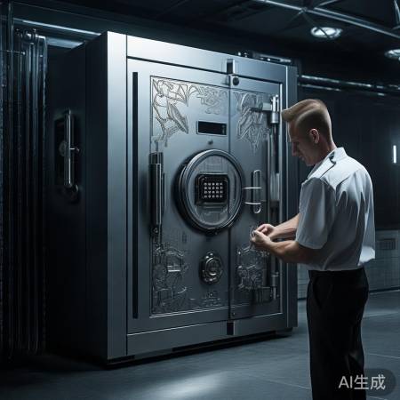高端保险柜，多钥匙设计，令人惊