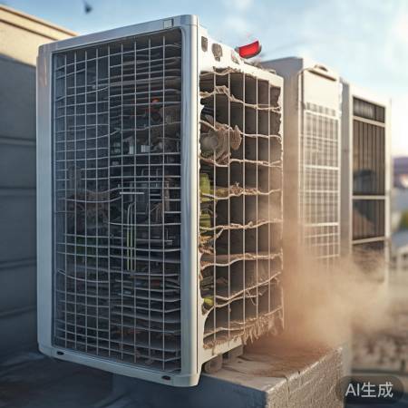 空调外机散热不良，F6故障解法