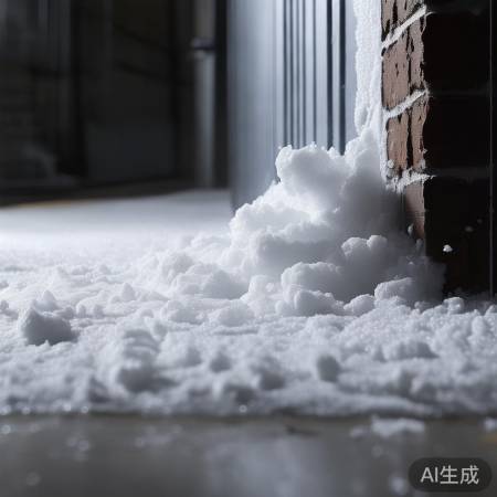 发泡胶膨胀密封，增强防盗门稳固