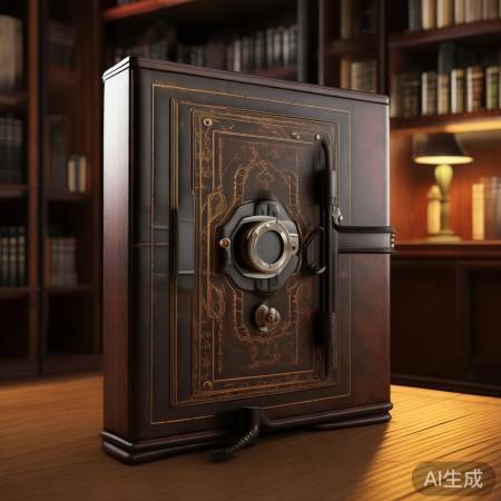 仿真书保险柜，实用家居小帮手。