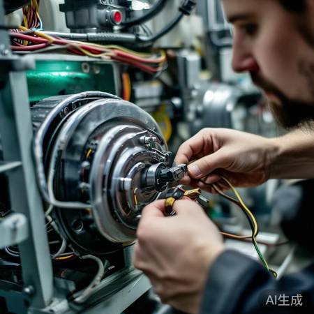 连接控制线，确保牢固无松动