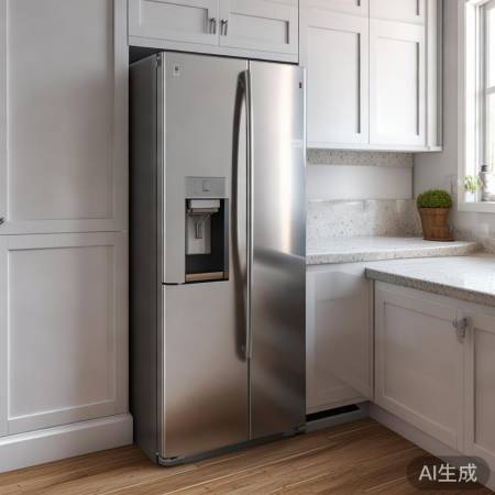 冰箱角落放置，门后不宜。