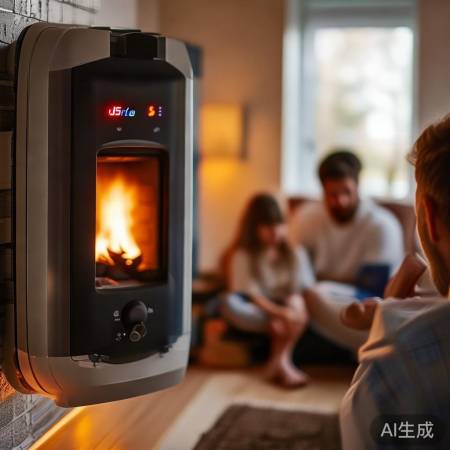 壁挂炉使用：水温适中，勿频繁开