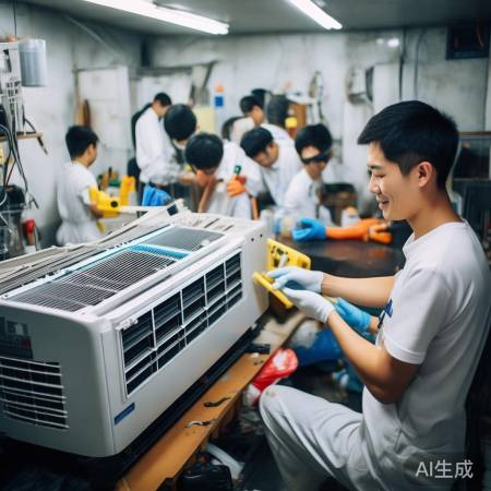 定期清洁维护空调，延长寿命，师