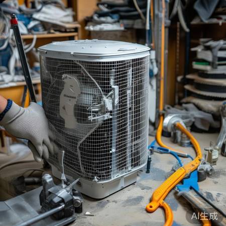 拆解空气能热水器，安全准备是关