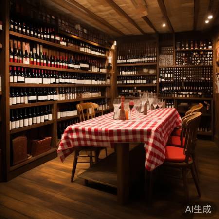 酒窖品酒区，知识储物宝库。