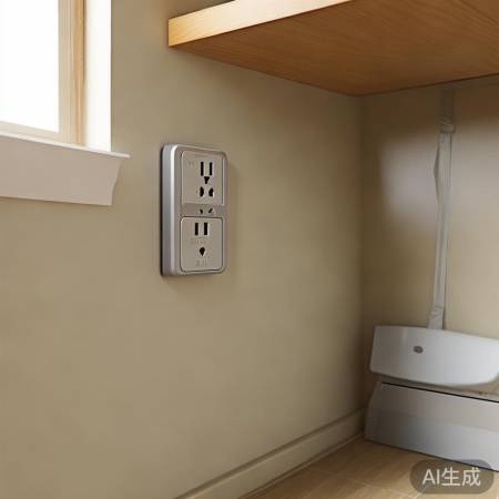 安全通风，干燥地安装热水器插座