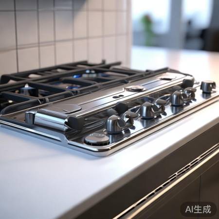 燃气灶双灶滑动，操作便捷，亮点